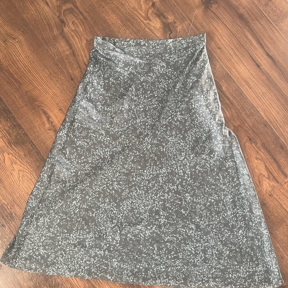 Gianni Bini Charcoal A-Line Skirt